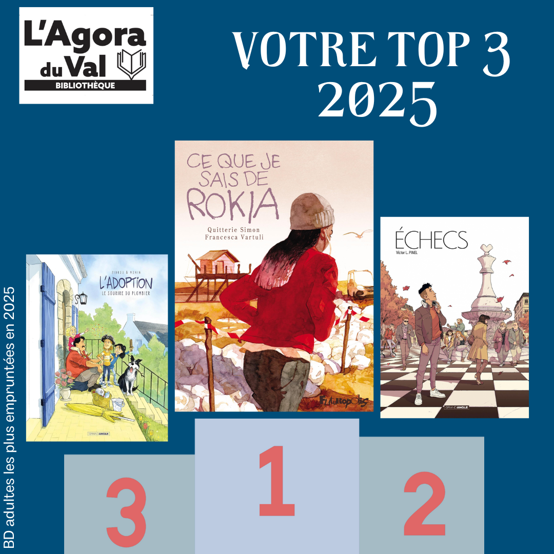 top 3 BD adulte 2025