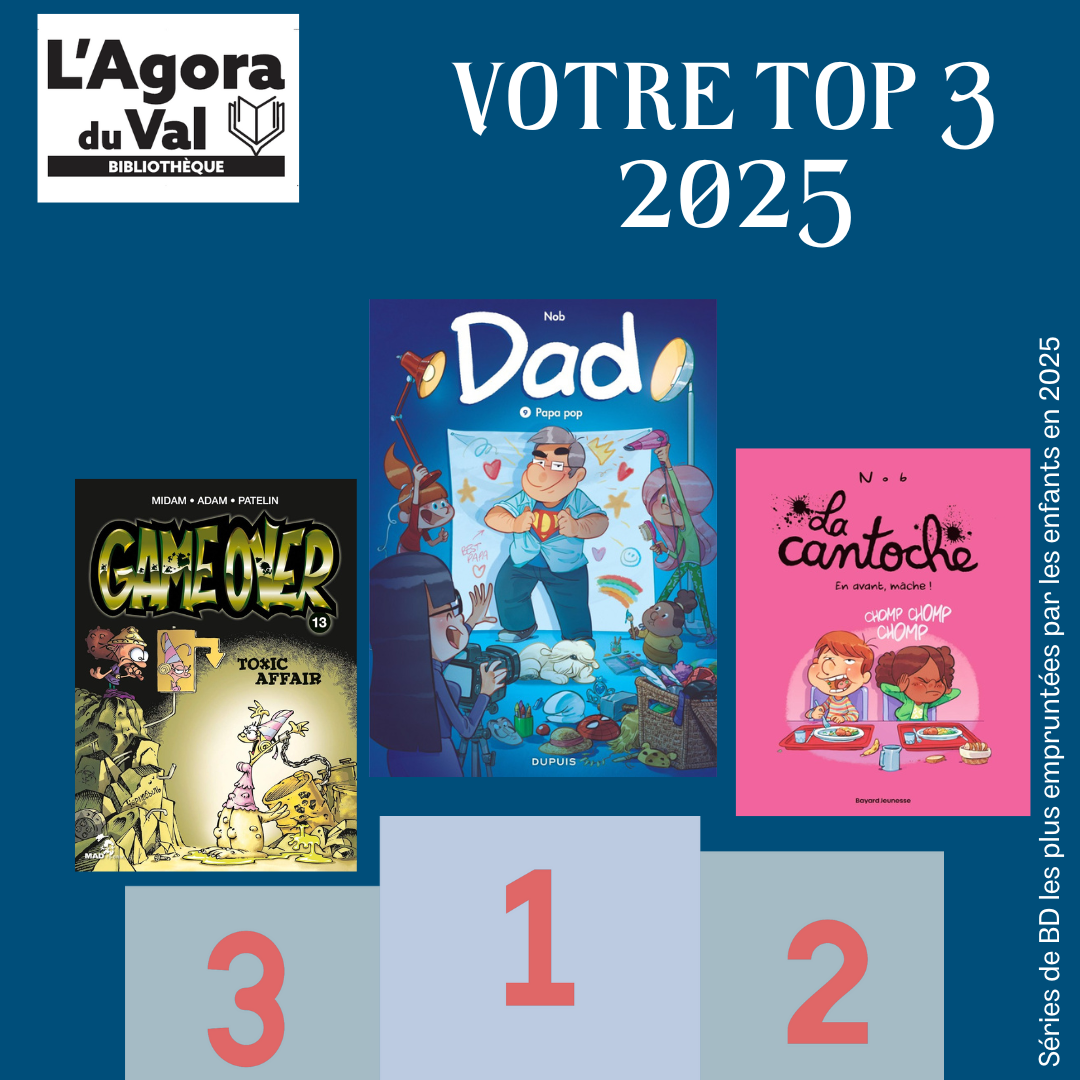 top 3 BD jeunesse 2025